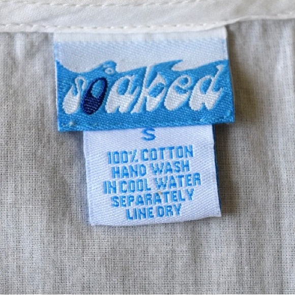 Soaked White/Multi boho embroidered bell sleeve V-neck crocheted  cover … - Picture 4 of 8